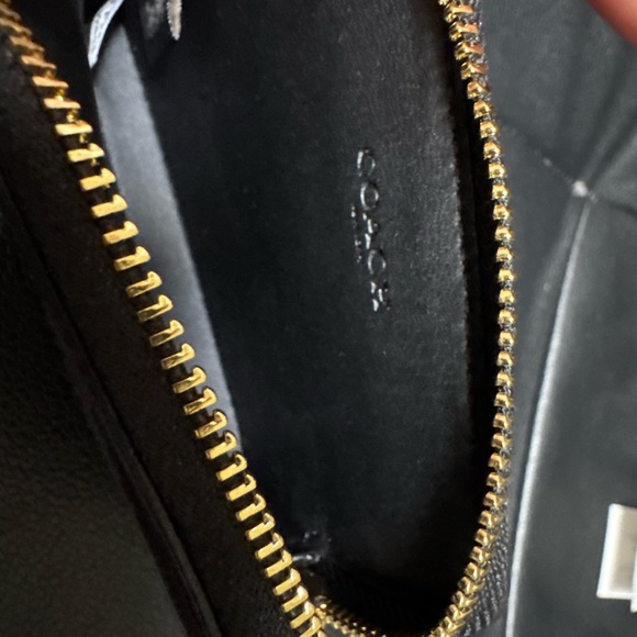 Coach Zip Card Case in Leopard Printed coated canvas/smooth leather CW884 NWT - Picture 8 of 8